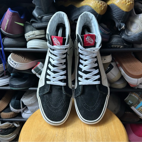 Vans sk8 hi peanuts snoopy black white - Picture 6 of 7